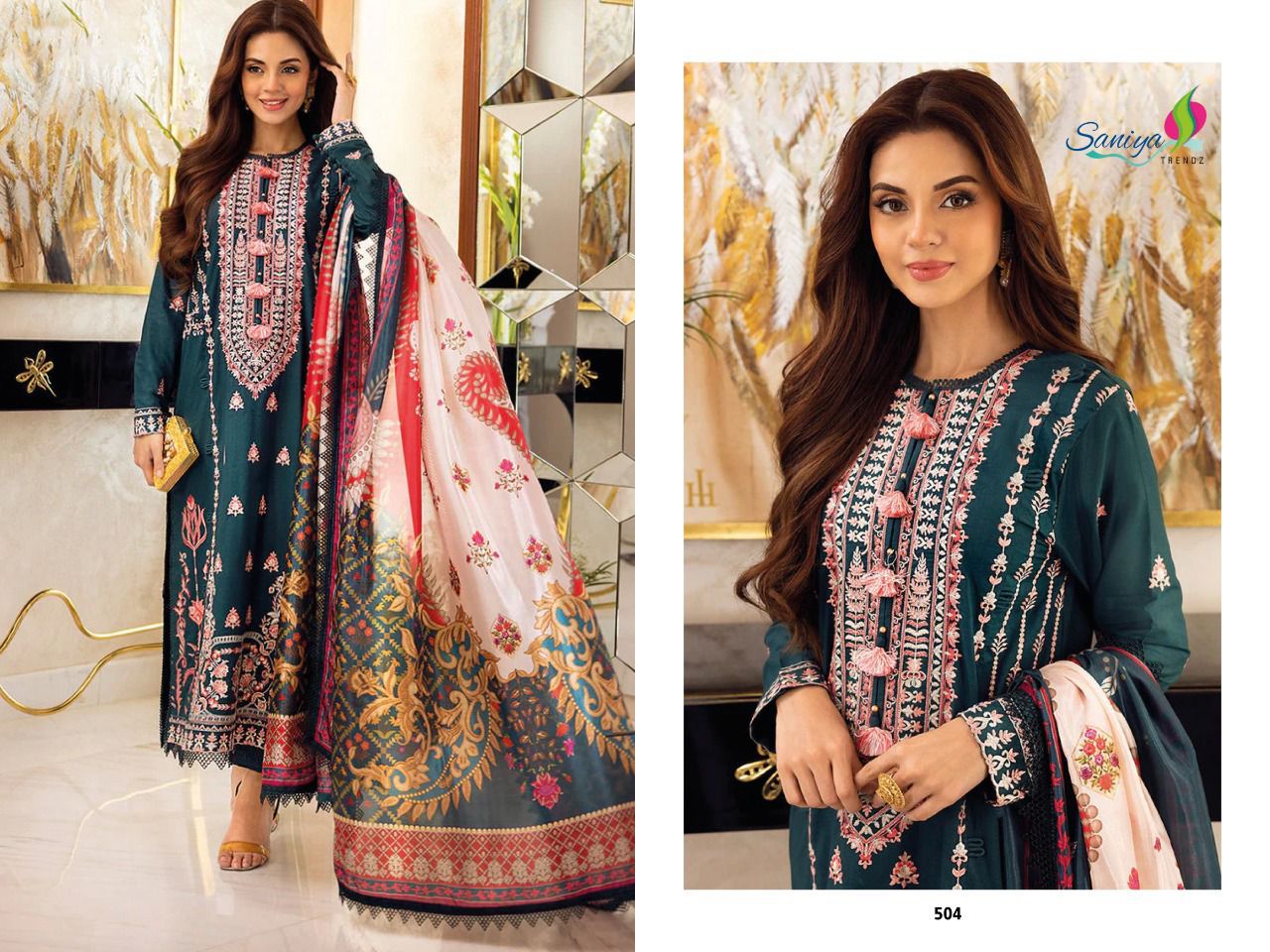 Saniya Jofa Collection 5 Fancy Festive Wear Designer Embroidery Pakistani Salwar Kameez Collection
